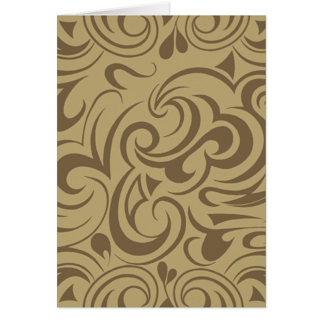 Café Au Lait Hälsningskort (Framsidan)