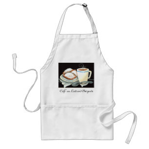 Cafe au Lait och Beignets förkläde