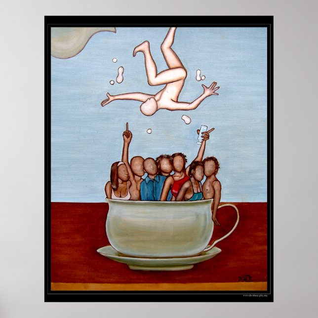 Cafe au Lait Poster (Framsidan)