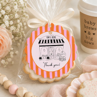 Café Baby Shower | Paris Café | Café Bébé Gåvor Etiketter