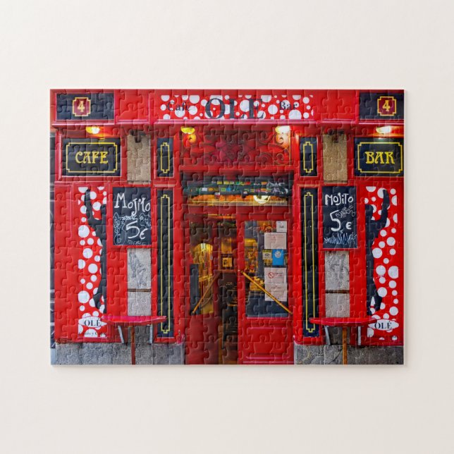 Café Bar Madrid. Pussel (Horisontell)