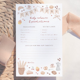 Cafe Bebe Baby Förutsägelser & Råd Spel