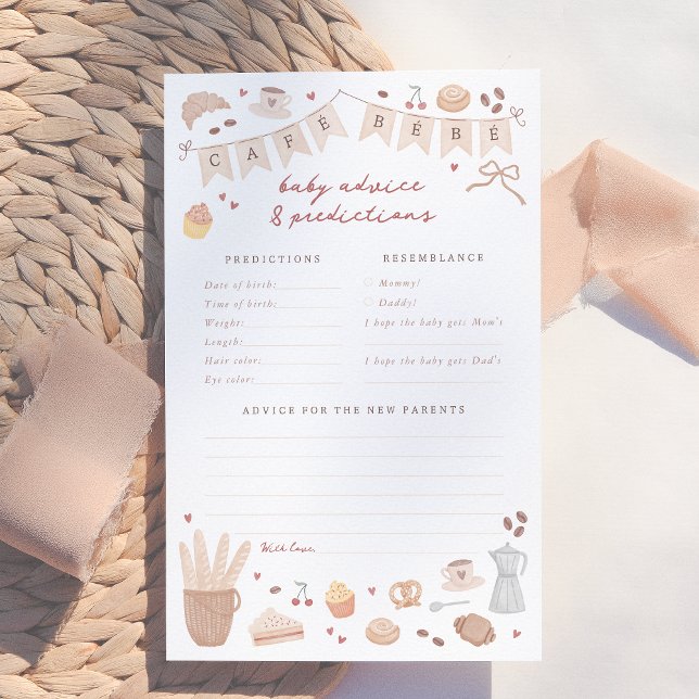 Cafe Bebe Baby Predictions & Advice Game (Skapare uppladdad)