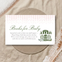 Cafe Bebe Baby Shower-böcker för Baby