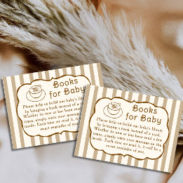 Cafe Bebe Böcker För Bebis Begäran Bebis Shower Tilläggskort