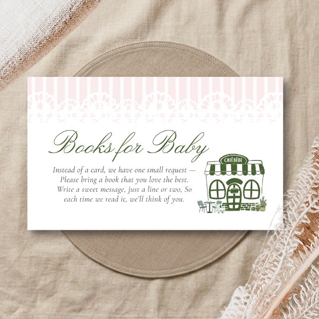 Cafe Bebe Coffee Baby Shower Böcker för Bebis Tilläggskort (Baby is Brewing Coffee Cafe Bebe Baby Shower Books for Baby)