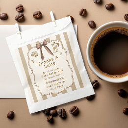 Cafe Bebe French Coffee Shop Baby Shower Favors