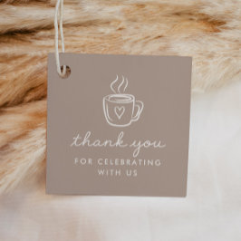 Cafe Bebe Hem Coffee Baby Shower Espresso Gåvor Etiketter