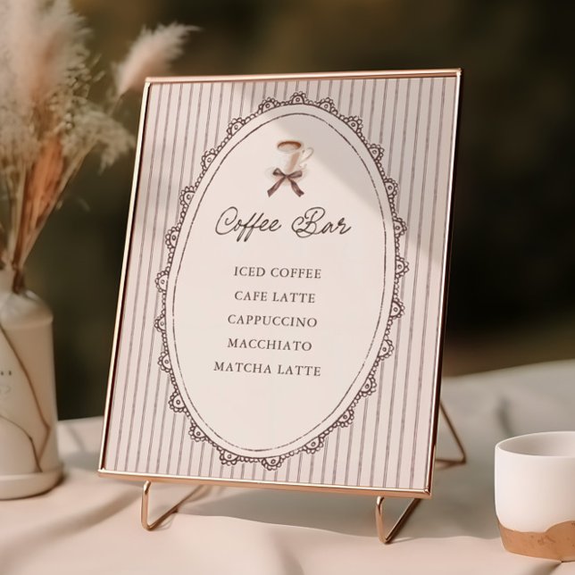 Cafe Bebe Vintage Coffee Bar Poster (Skapare uppladdad)