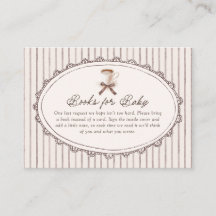 Cafe Bebe Vintage Randiga Böcker för Bebis