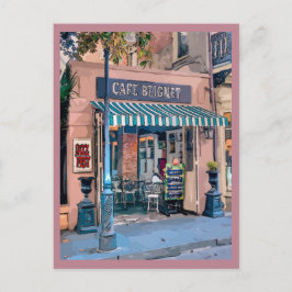 Cafe Beignet Coffee Shop Fransk Quarter Vykort