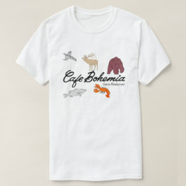Cafe Bohemia Game Restaurant, Chicago T Shirt