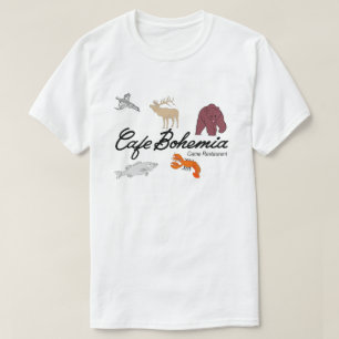 Cafe Bohemia Game Restaurant, Chicago T Shirt