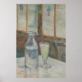 Cafe Bord med Absinthe Poster
