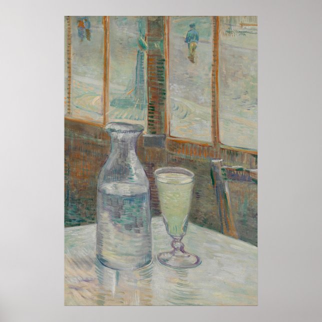Cafe Bord med Absinthe Poster (Framsidan)