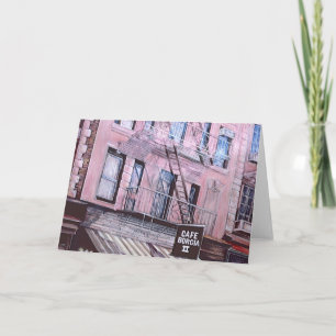 Cafe Borgia Greeting Card Kort
