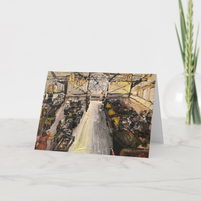 Cafe Campana vid Muse D'Orsay Helgkort (Framsida)