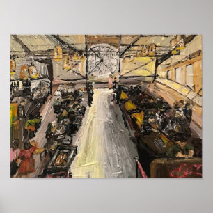 Cafe Campana vid Muse D'Orsay Poster