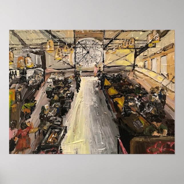 Cafe Campana vid Muse D'Orsay Poster (Framsidan)