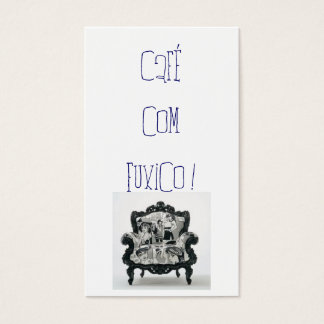 café com fuxico visitkort