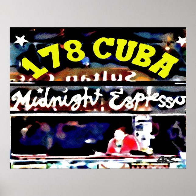 CAFE CON LECHE POSTER (Framsidan)