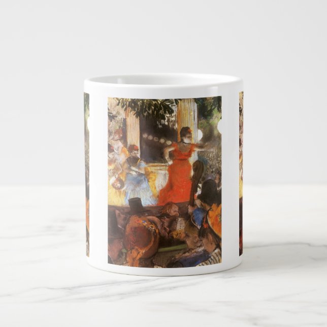 Cafe Concert på Les Ambassadeurs av Edgar Degas Jumbo Mugg (Framsidan)