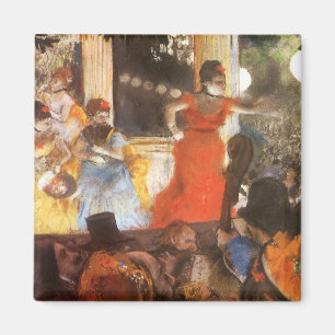 Cafe Concert på Les Ambassadeurs av Edgar Degas Magnet