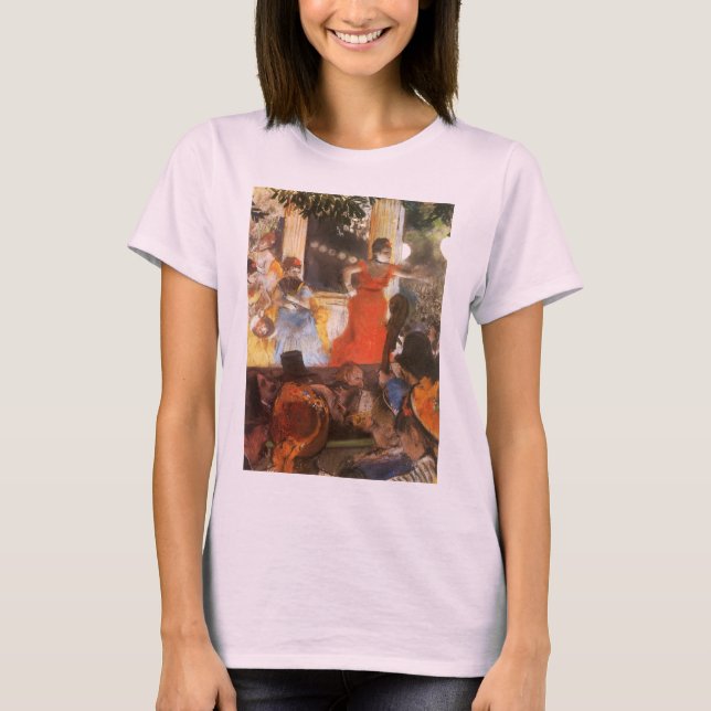 Cafe Concert på Les Ambassadeurs av Edgar Degas T-shirt (Framsida)