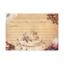 Café Crémeux-receptkort