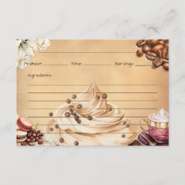 Café Crémeux-receptkort Tilläggskort