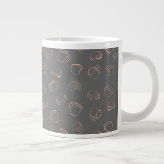 Café Croissants Jumbo Mugg
