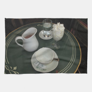 Cafe de Flore, Paris, frankrike - Cafe Viennois Kökshandduk