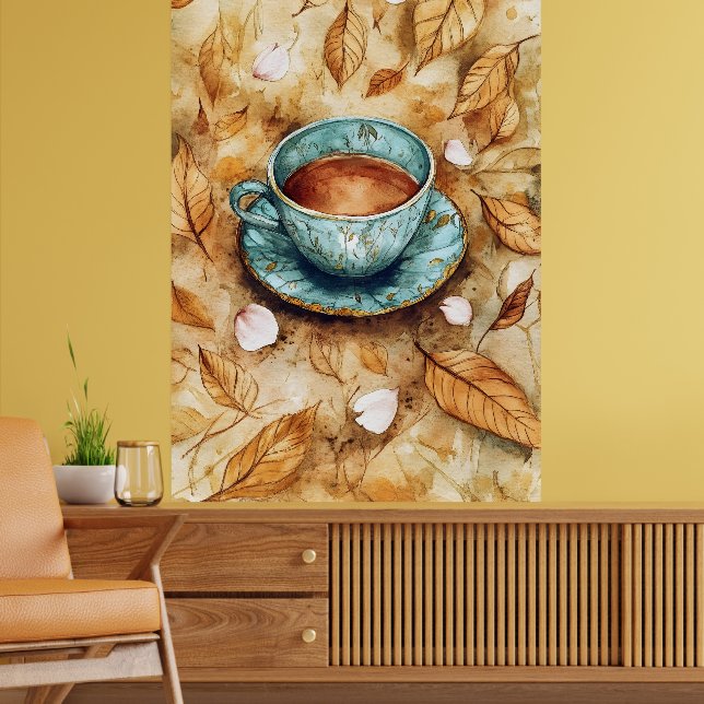 "Café de olla," en traditionell mexikansk dryck.   Poster (Vardagsrum 2)