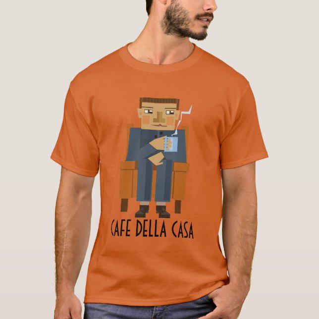 Cafe della casa tee shirt (Framsida)