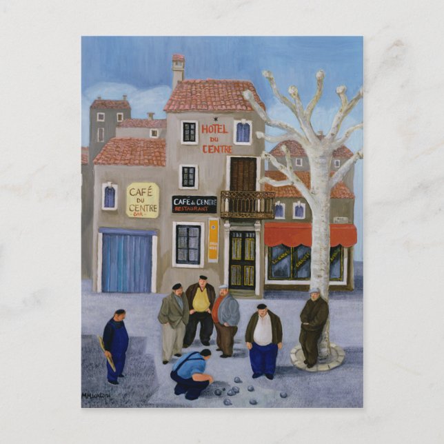 Cafe du Centre Vykort (Framsida)