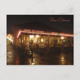 "Cafe du Monde", New Orleans, Louisiana, USA Vykort