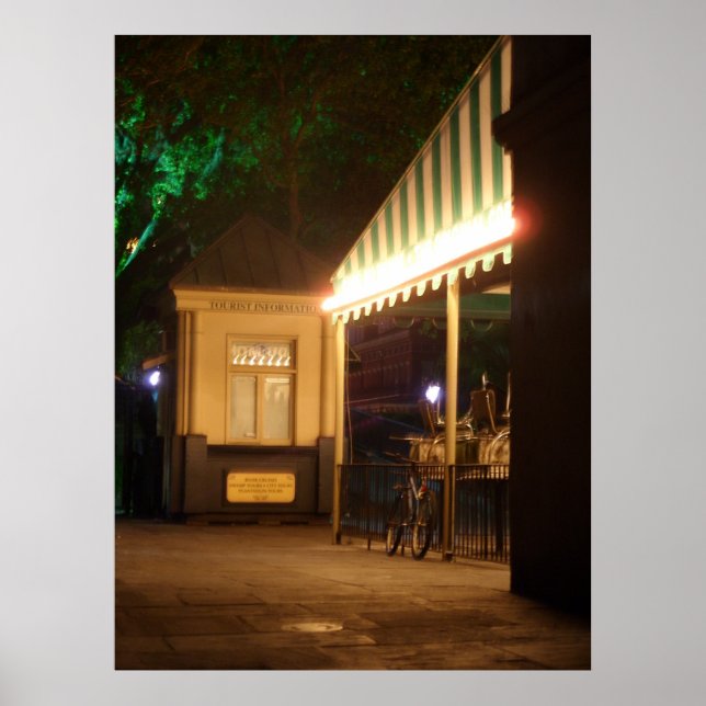 Cafe du Monde New Orleans Side promenad Cafe Coffe Poster (Framsidan)