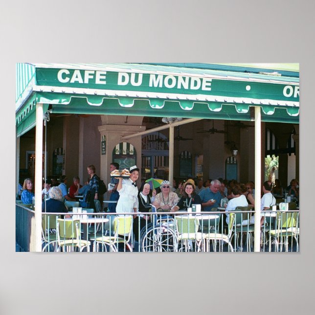 Cafe Du Monde Roligt Poster (Framsidan)