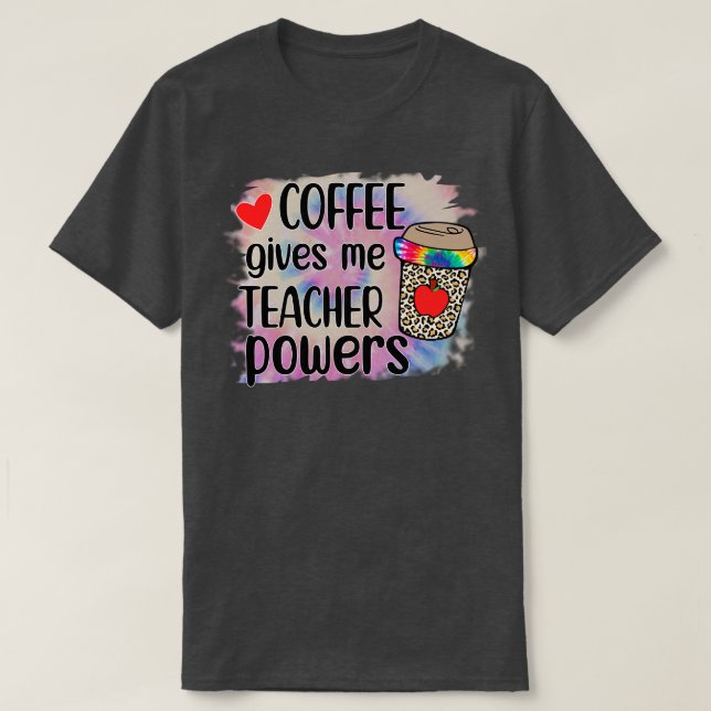 Café ge me-lärarkrafter t shirt (Design framsida)