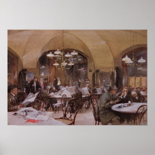 Cafe Griensteidl, Wien, 1890 Poster