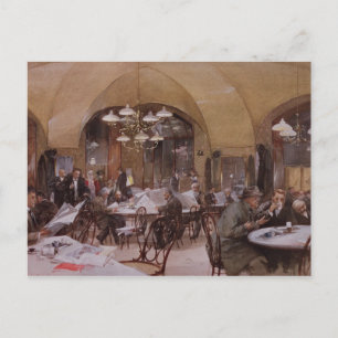 Cafe Griensteidl, Wien, 1890 Vykort