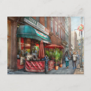 Cafe - Hoboken, NJ - Vitos italienska Deli Vykort