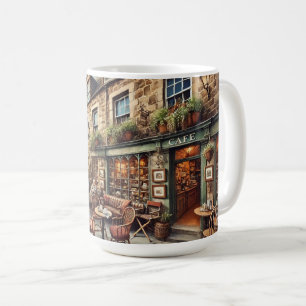 Cafe i Edinburgh Scotland Kaffemugg