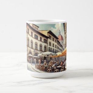 Cafe i Florens-Italien Kaffemugg