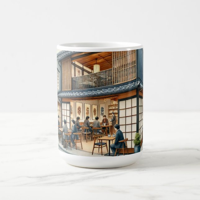 Cafe i Fukuoka Japan Kaffemugg (Center)