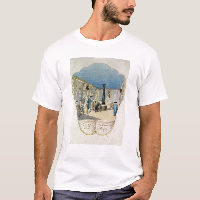 Cafe i källare av Palaiset Royal T Shirt (Framsida)