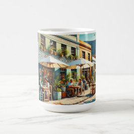 Cafe i Kapstaden South Afrika Kaffemugg