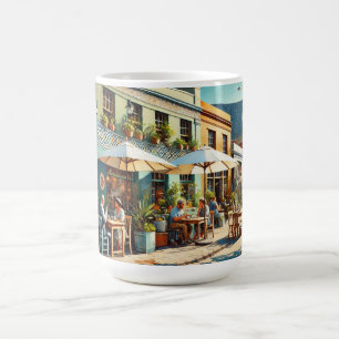 Cafe i Kapstaden South Afrika Kaffemugg