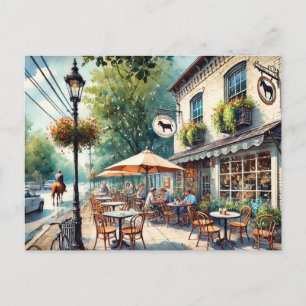 Cafe i Lexington Kentucky Vykort