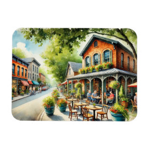 Cafe i Nashville Indiana Magnet